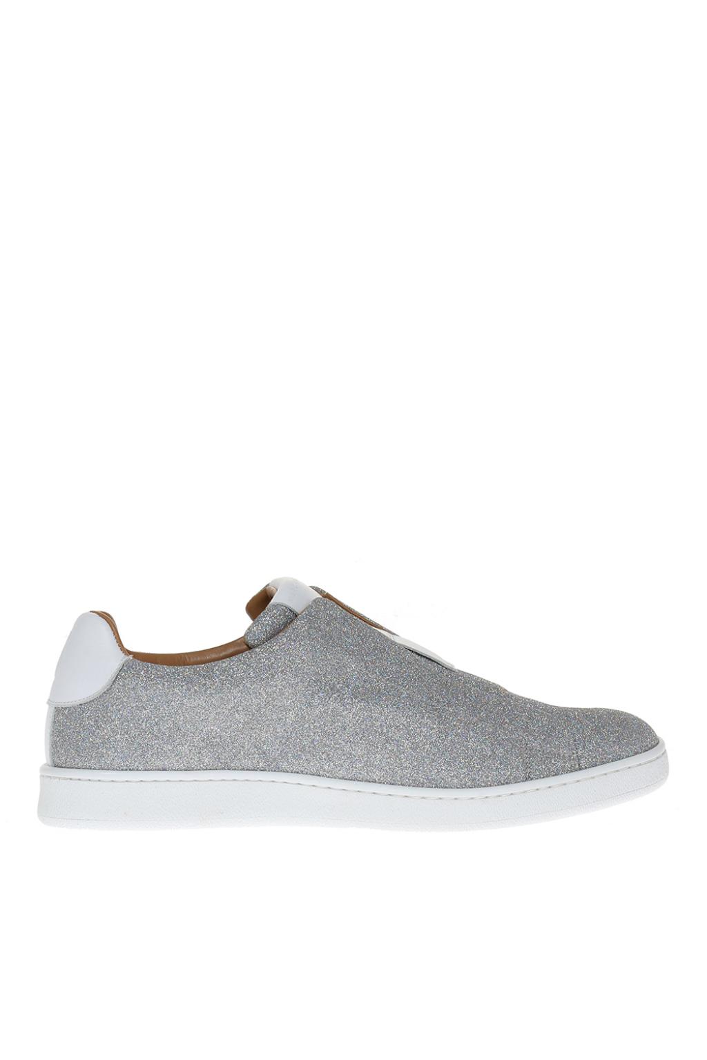 Marc jacobs hot sale silver sneakers